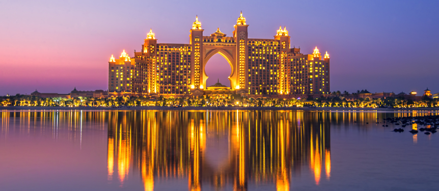 Jaw-dropping lighting installations illuminate Dubai’s iconic hotels